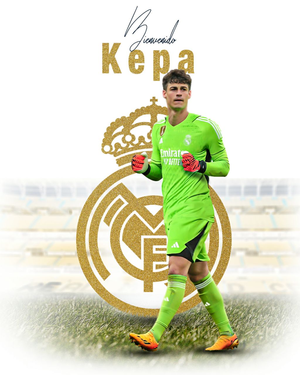 summer mercato news: The Spanish goalkeeper Kepa Arrizabalaga has officially joined the Madrid team